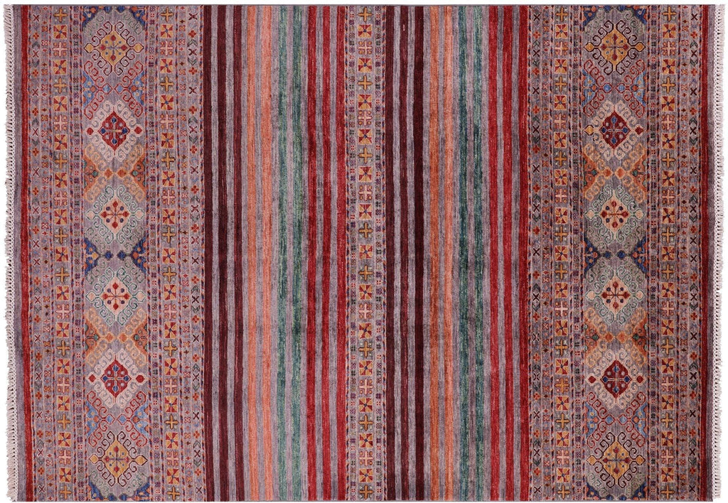 Handmade Khorjin Super Kazak Wool Rug - Manhattan Rugs