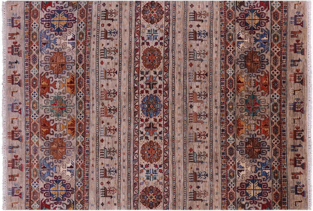 Tribal Persian Gabbeh Hand-Knotted Rug - Manhattan Rugs