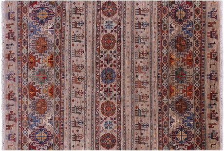 Tribal Persian Gabbeh Hand-Knotted Rug - Manhattan Rugs