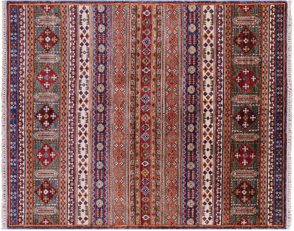 Khorjin Super Kazak Handmade Wool Rug - Manhattan Rugs