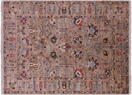 Persian Tabriz Hand Knotted Wool Rug - Manhattan Rugs
