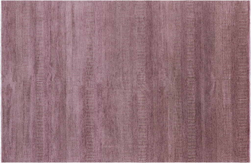 Wool & Silk Savannah Grass Hand Knotted Rug 6' 1" X 9' 1" - Q11400