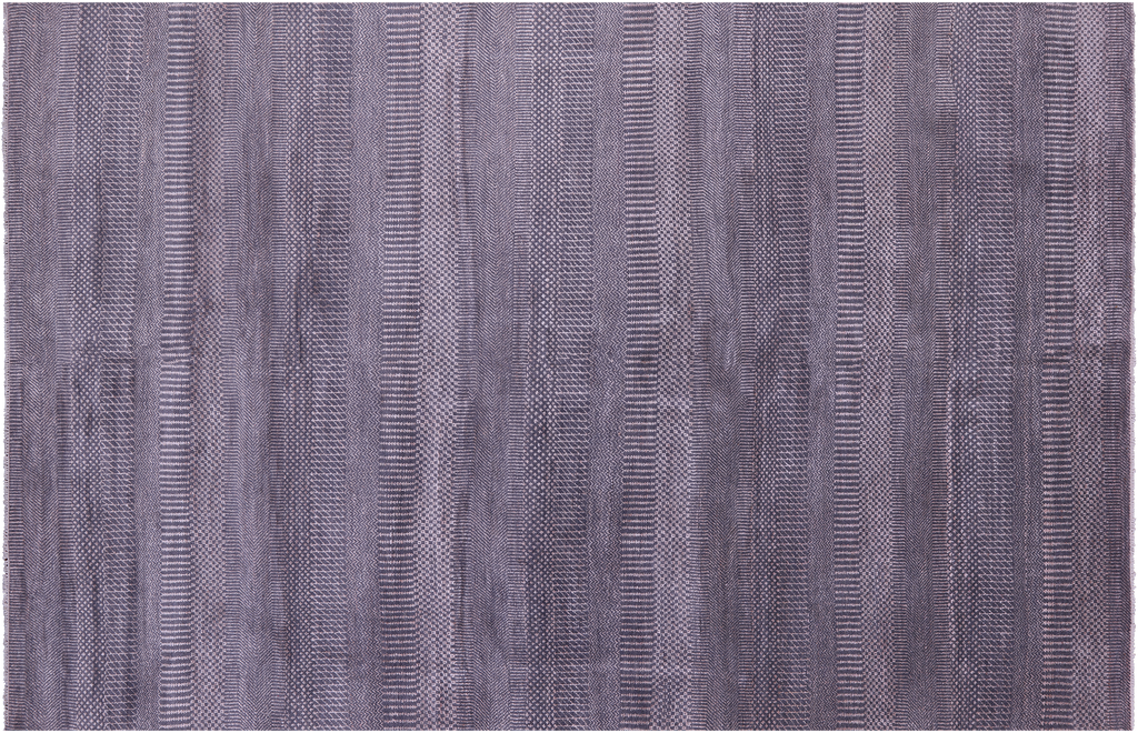 6' 1" X 9' 4" Wool & Silk Savannah Grass Handmade Rug - Q11421