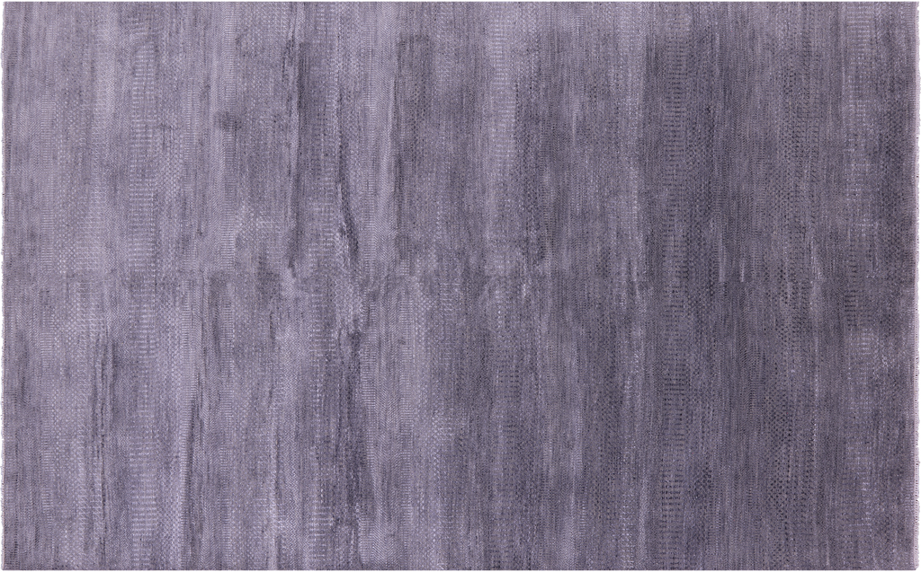 Hand Knotted Wool & Silk Savannah Grass Rug 5' 11" X 9' 3" - Q11425