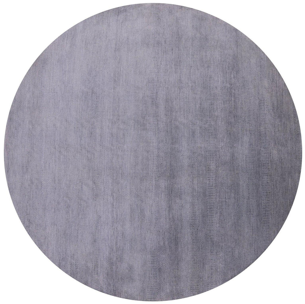 Round Wool & Silk Savannah Grass Hand Knotted Rug - Manhattan Rugs