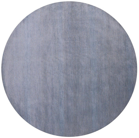 Round Savannah Grass Handmade Wool & Silk Rug - Manhattan Rugs