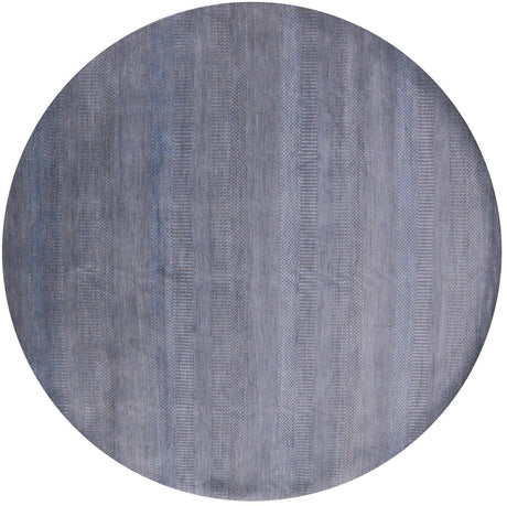 Round Savannah Grass Handmade Wool & Silk Rug - Manhattan Rugs