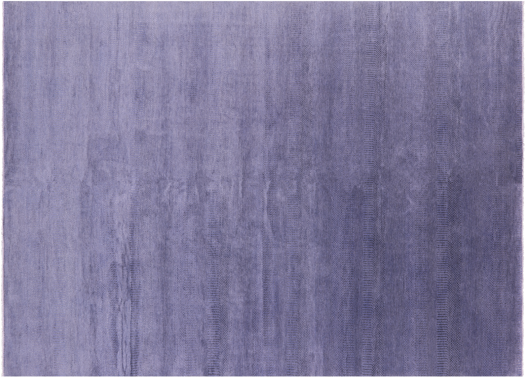 8' 11" X 12' 0" Savannah Grass Wool & Silk Handmade Rug - Q11454