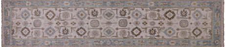Oushak Handmade Wool Runner Rug - Manhattan Rugs
