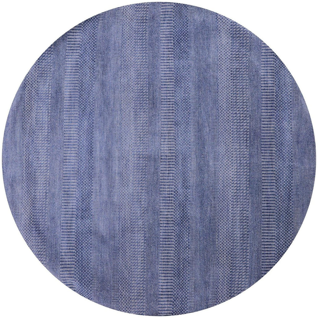 Round Wool & Silk Handmade Savannah Grass Rug - Manhattan Rugs