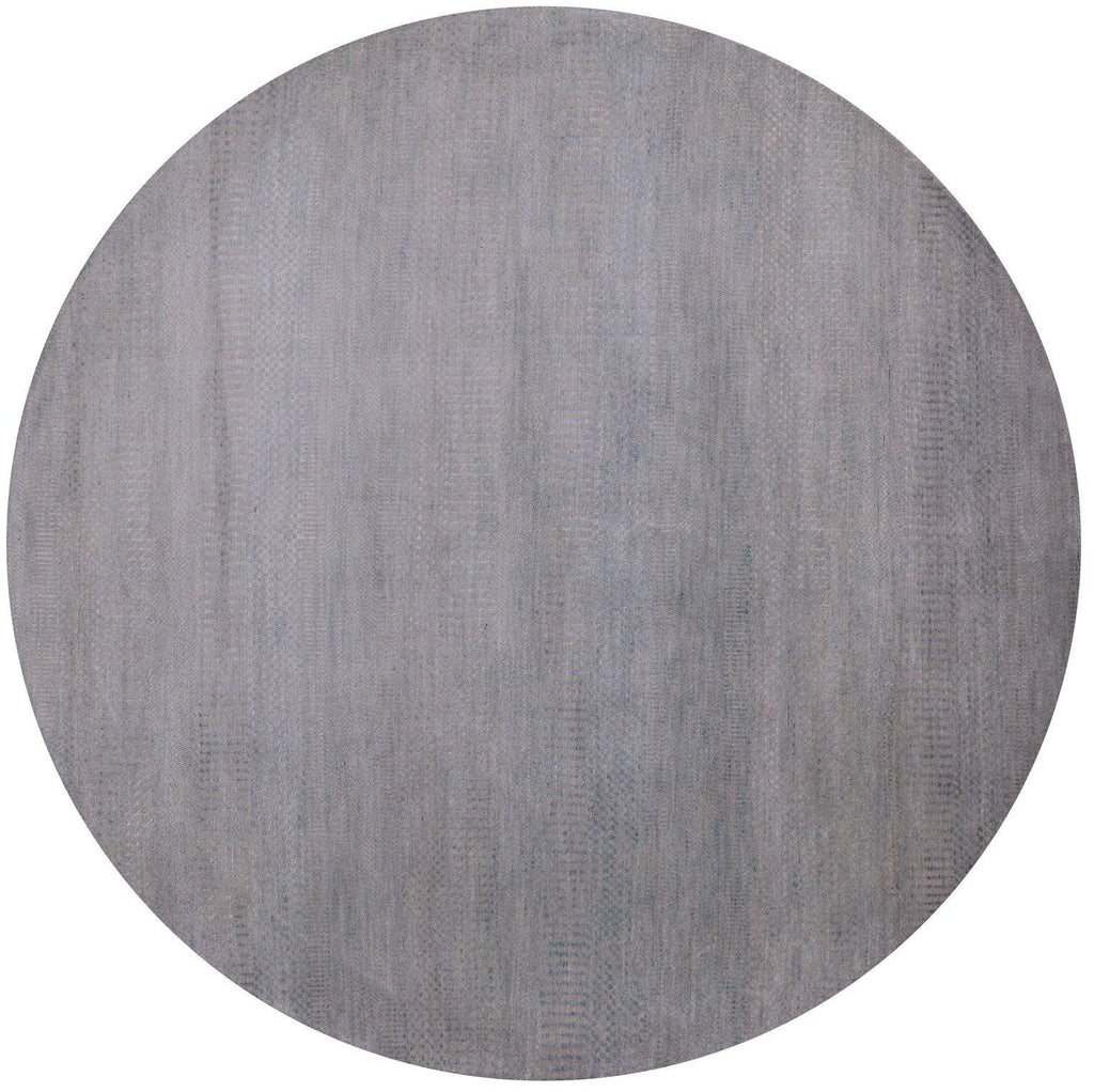 Round Handmade Wool & Silk Savannah Grass Rug - Manhattan Rugs