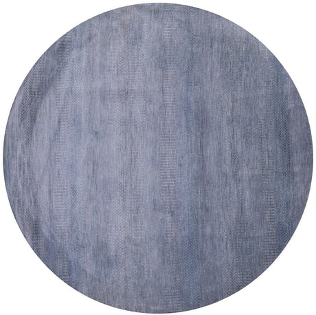 Round Savannah Grass Hand Knotted Wool & Silk Rug - Manhattan Rugs