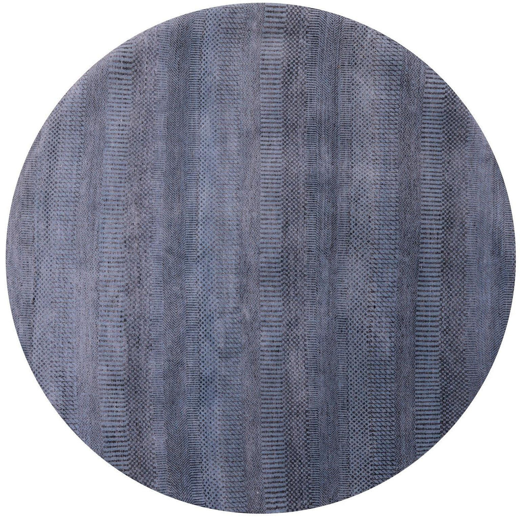 Round Handmade Wool & Silk Savannah Grass Rug - Manhattan Rugs