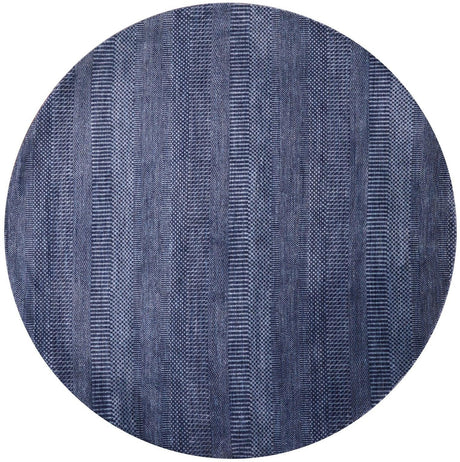 Round Savannah Grass Wool & Silk Handmade Rug - Manhattan Rugs
