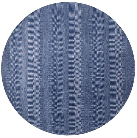 Round Savannah Grass Hand Knotted Wool & Silk Rug - Manhattan Rugs