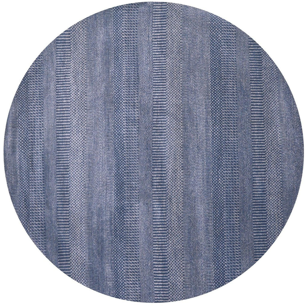 Round Handmade Wool & Silk Savannah Grass Rug - Manhattan Rugs