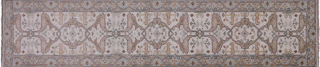 Hand Knotted Oushak Runner Rug - Manhattan Rugs