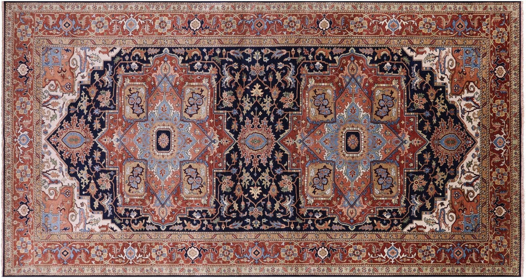 Heriz Serapi Hand Knotted Wool Rug - Manhattan Rugs