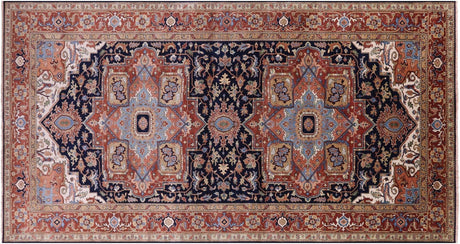 Heriz Serapi Hand Knotted Wool Rug - Manhattan Rugs