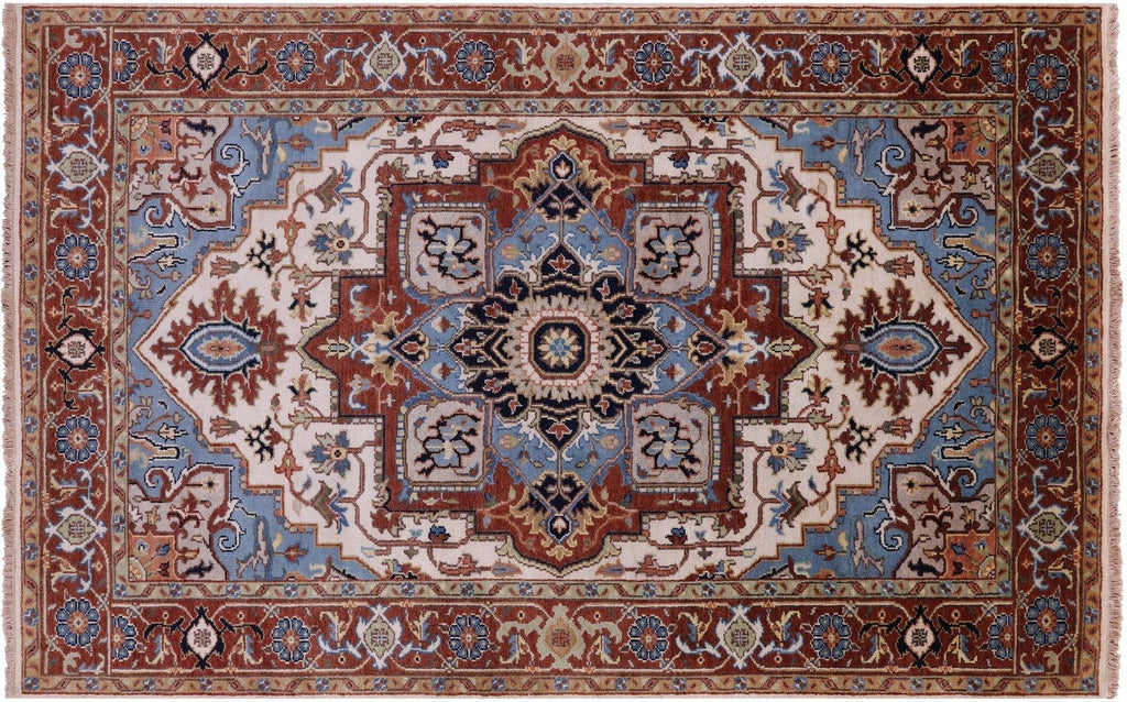 Heriz Serapi Hand-Knotted Wool Rug - Manhattan Rugs