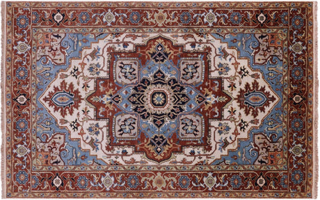 Heriz Serapi Hand-Knotted Wool Rug - Manhattan Rugs