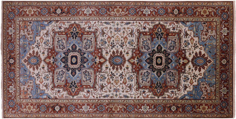 Heriz Serapi Hand-Knotted Wool Rug - Manhattan Rugs