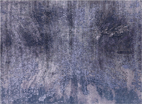 Abstract Handmade Wool & Silk Rug - Manhattan Rugs