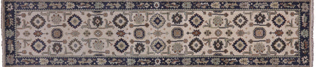 Hand Knotted Oushak Runner Rug - Manhattan Rugs