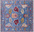 Square Turkish Oushak Hand Knotted Rug - Manhattan Rugs