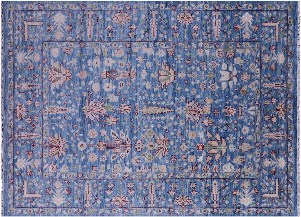 Turkish Oushak Hand Knotted Wool Rug - Manhattan Rugs