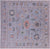 Square Handmade Turkish Oushak Wool Rug - Manhattan Rugs