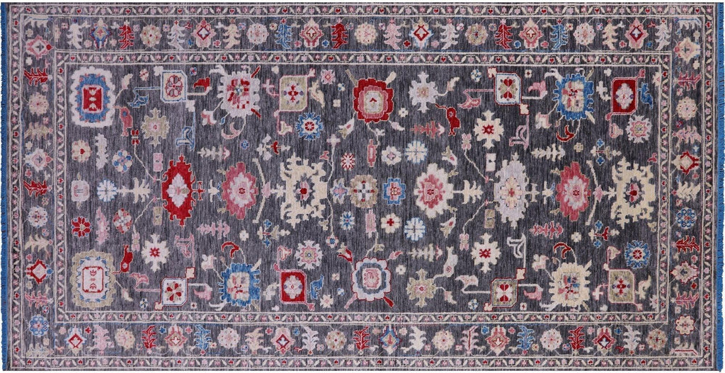 Turkish Oushak Hand-Knotted Wool Rug - Manhattan Rugs