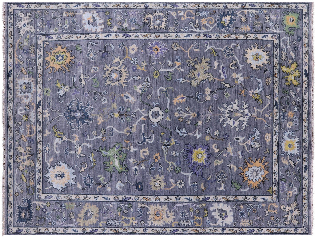 Turkish Oushak Hand Knotted Wool Rug - Manhattan Rugs