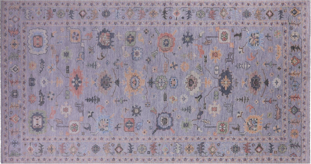 Turkish Oushak Hand-Knotted Wool Rug - Manhattan Rugs