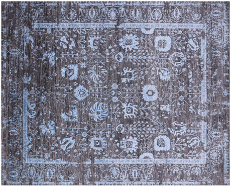 Persian Tabriz Wool & Silk Hand-Knotted Rug - Manhattan Rugs