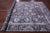 SUPER SALE Grey Hand Knotted Persian Tabriz Wool & Silk Rug 8' 0" X 10' 2" - Q11750