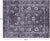 SUPER SALE Grey Hand Knotted Persian Tabriz Wool & Silk Rug 8' 0" X 10' 2" - Q11750