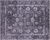 SUPER SALE Grey Hand Knotted Persian Tabriz Wool & Silk Rug 8' 0" X 10' 2" - Q11750