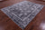 SUPER SALE Grey Hand Knotted Persian Tabriz Wool & Silk Rug 8' 0" X 10' 2" - Q11750