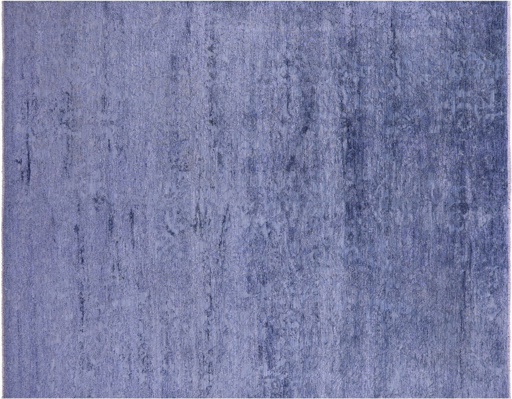SUPER SALE 7' 11" X 9' 11" Wool & Silk Modern Handmade Rug - Q11751