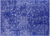 SUPER SALE Blue 8' 10" X 12' 2" Persian Heriz Serapi Hand Knotted Wool & Silk Rug - Q11758