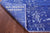 SUPER SALE Blue 8' 10" X 12' 2" Persian Heriz Serapi Hand Knotted Wool & Silk Rug - Q11758