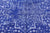 SUPER SALE Blue 8' 10" X 12' 2" Persian Heriz Serapi Hand Knotted Wool & Silk Rug - Q11758