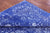 SUPER SALE Blue 8' 10" X 12' 2" Persian Heriz Serapi Hand Knotted Wool & Silk Rug - Q11758