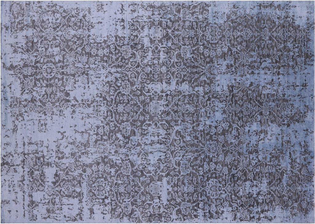 Wool & Silk Modern Hand Knotted Rug - Manhattan Rugs