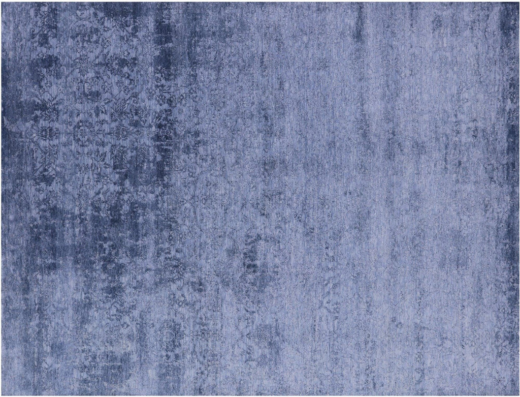 Wool & Silk Modern Hand Knotted Rug - Manhattan Rugs