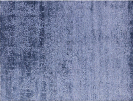 Wool & Silk Modern Hand Knotted Rug - Manhattan Rugs