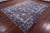 SUPER SALE Grey Persian Tabriz Handmade Wool & Silk Rug 9' 0" X 12' 0" - Q11774