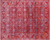 Red Wool & Silk Persian Tabriz Handmade Rug 8' 0" X 10' 0" - Q11792