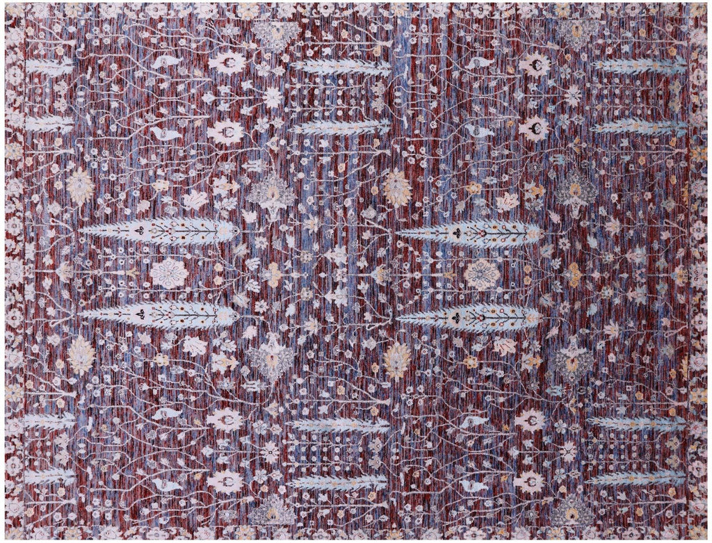 Persian Ziegler Wool & Silk Hand-Knotted Rug - Manhattan Rugs